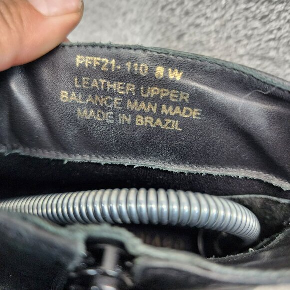 David Tate Shoes Womens Size 8 Black Leather Side Zip Ankle Boots - Picture 3 of 12